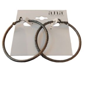 Women Gray Hoop Earrings